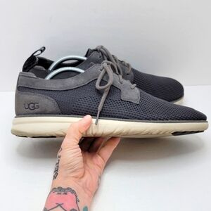 UGG | Derby Hyperweave grey knit oxford  shoes | MENS 10